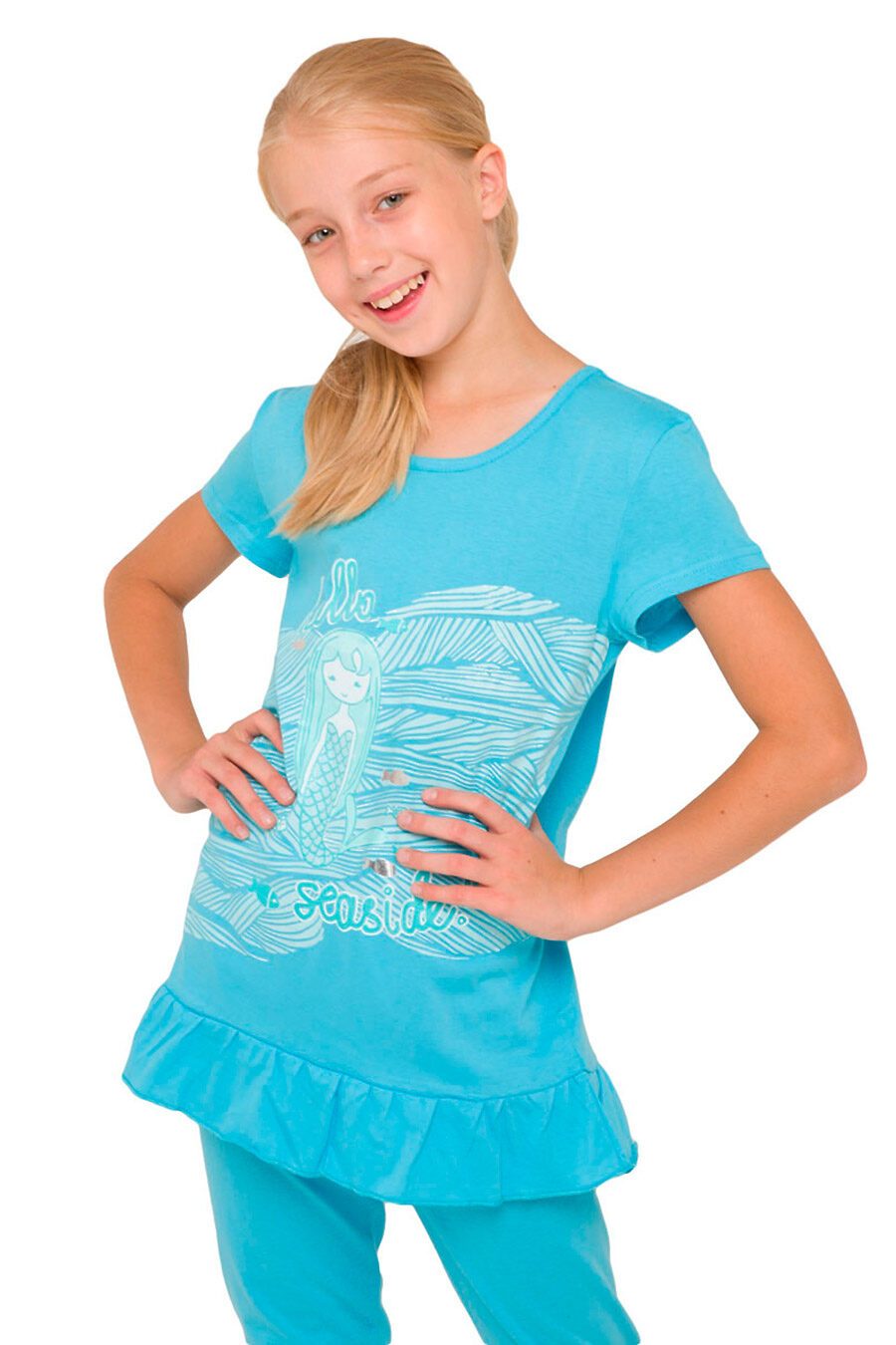 Пижама (лонгслив+брюки) для девочек N.O.A. 666278 купить оптом от производителя. Совместная покупка детской одежды в OptMoyo