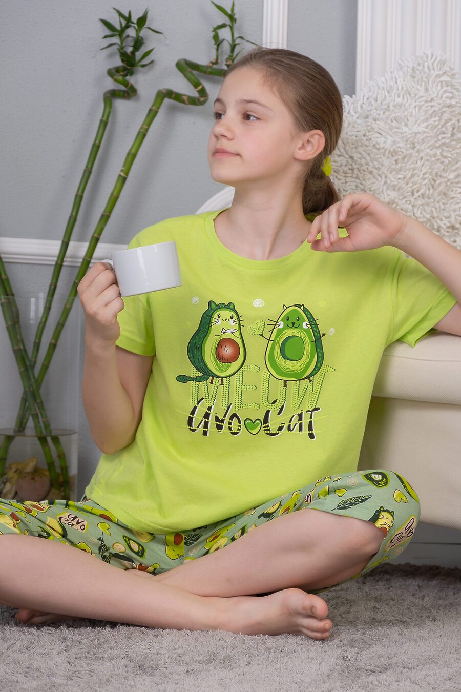 Пижама Эшли для девочек НАТАЛИ 717727 купить оптом от производителя. Совместная покупка детской одежды в OptMoyo