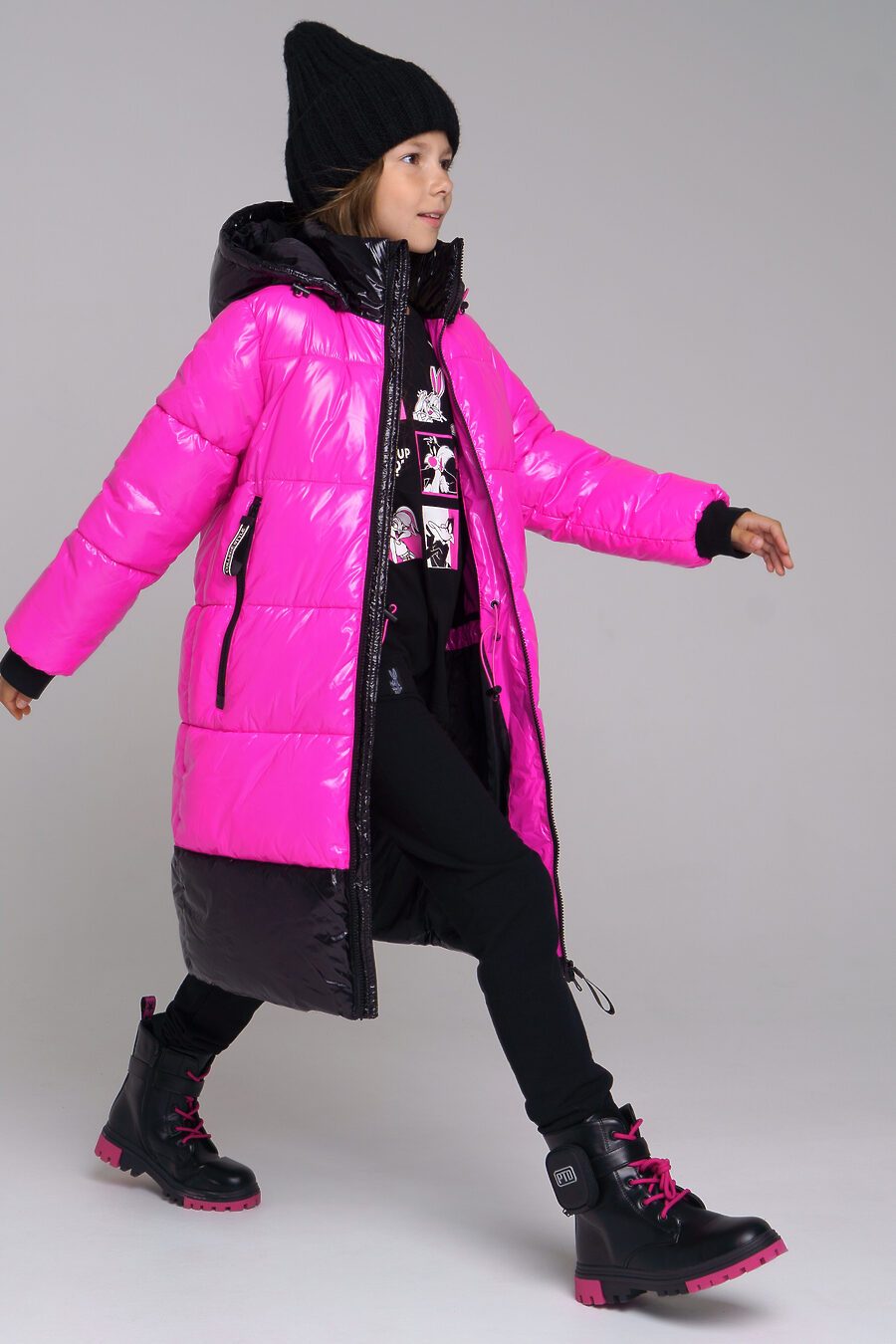 Пальто для девочек PLAYTODAY 796264 купить оптом от производителя. Совместная покупка детской одежды в OptMoyo