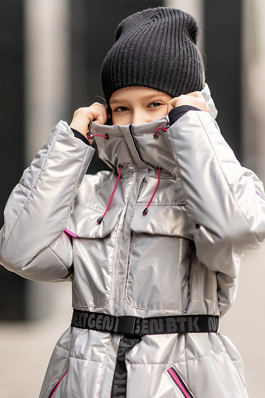 Пальто для девочек BATIK 807813 купить оптом от производителя. Совместная покупка детской одежды в OptMoyo