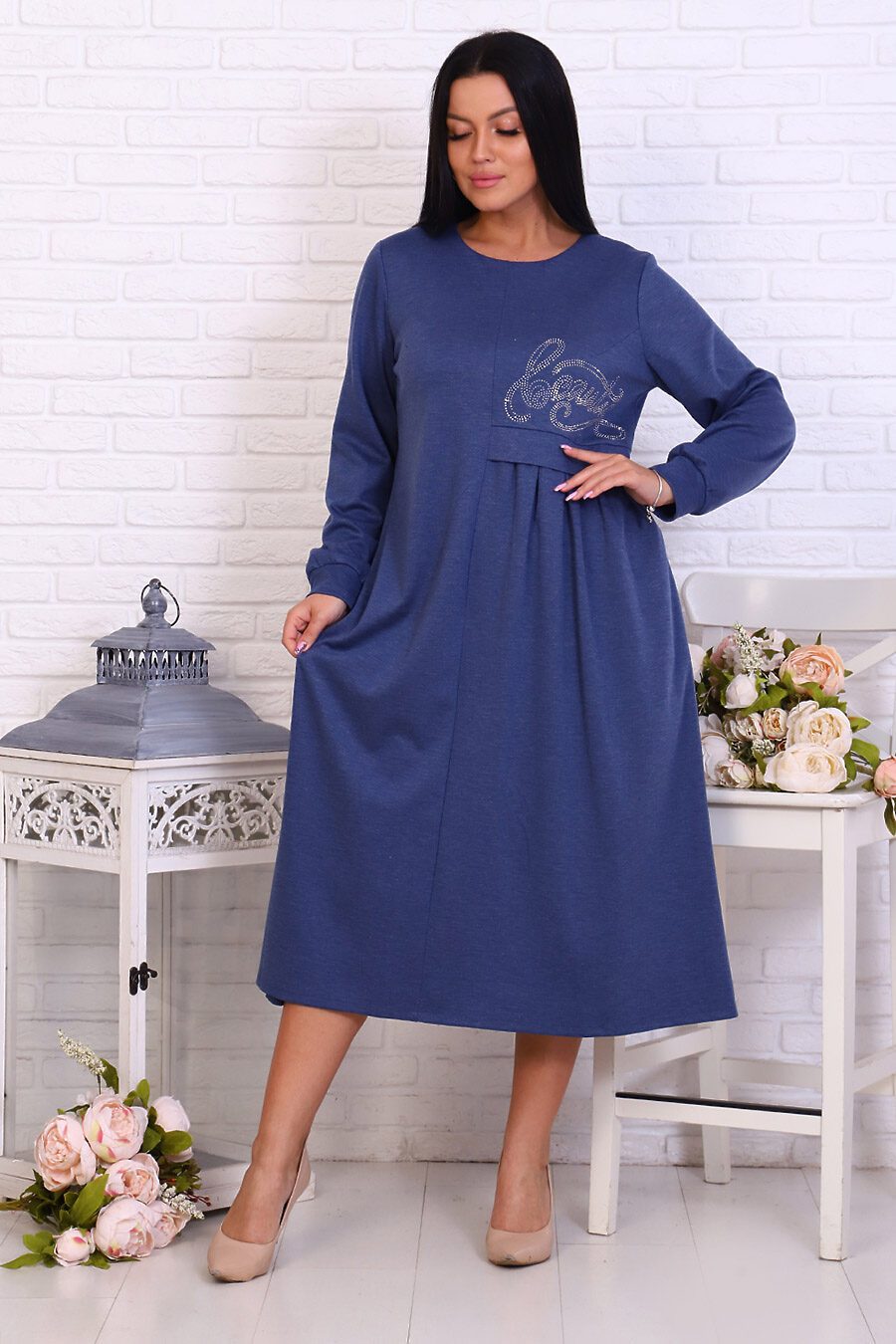 Платье 31567 для женщин НАТАЛИ 719194 купить оптом от производителя. Совместная покупка женской одежды в OptMoyo