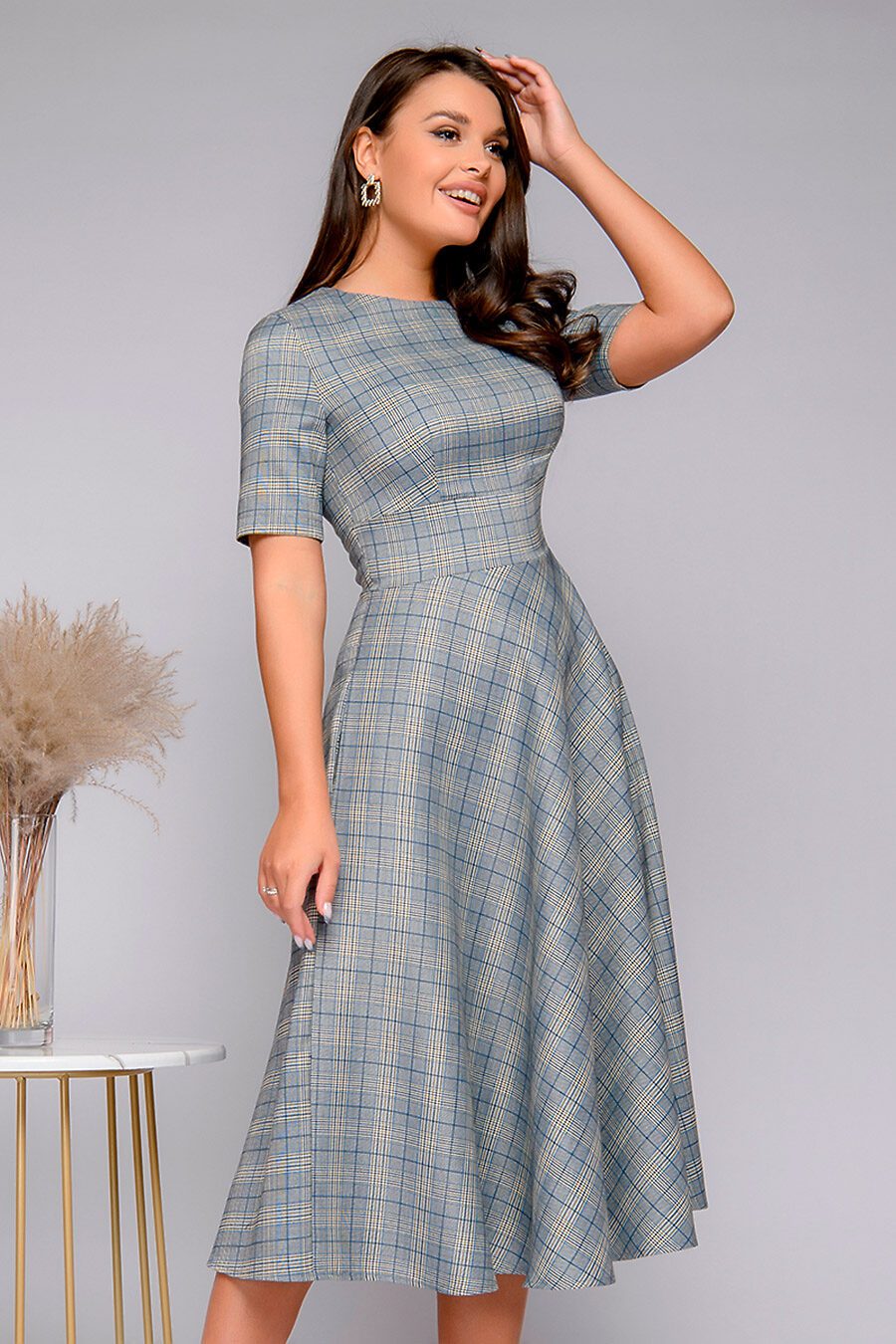 Платье для женщин 1001 DRESS 741838 купить оптом от производителя. Совместная покупка женской одежды в OptMoyo