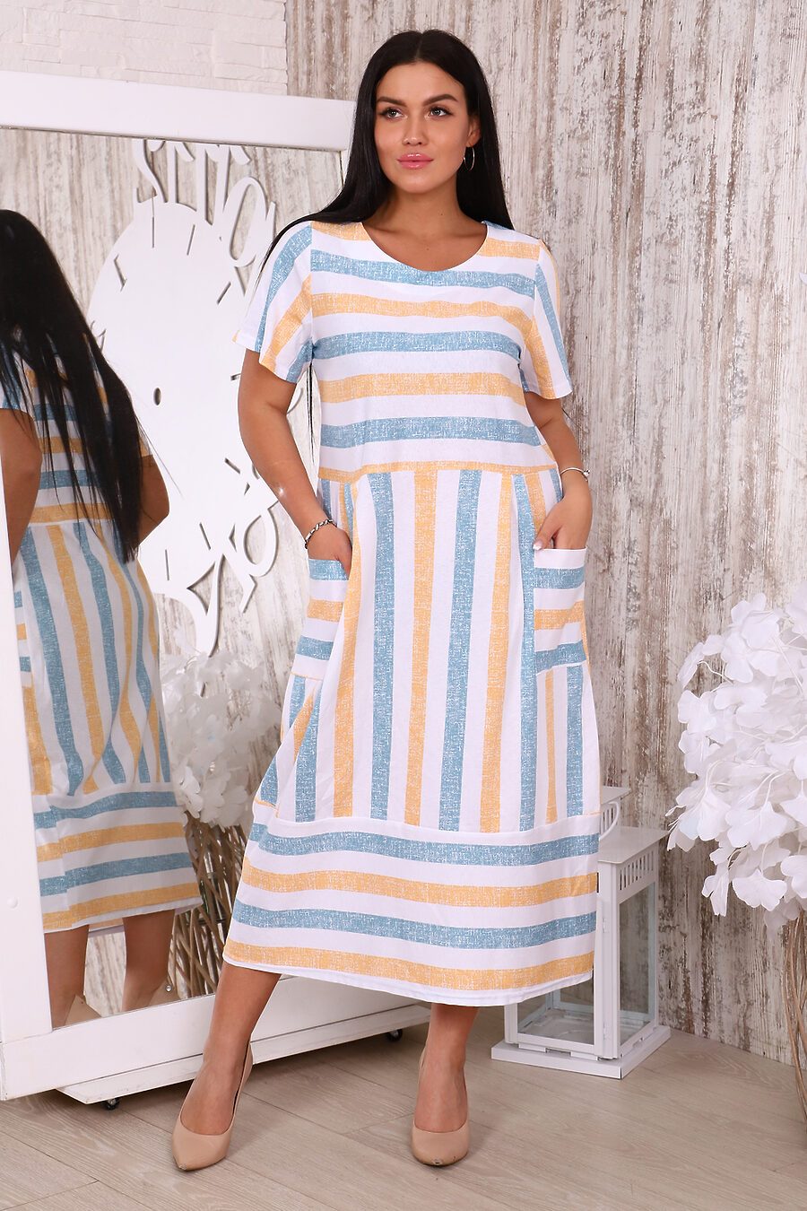 Платье 46508 для женщин НАТАЛИ 785641 купить оптом от производителя. Совместная покупка женской одежды в OptMoyo