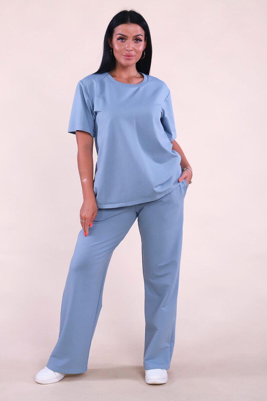 Костюм (футболка+брюки) для женщин SOFIYA37 796207 купить оптом от производителя. Совместная покупка женской одежды в OptMoyo