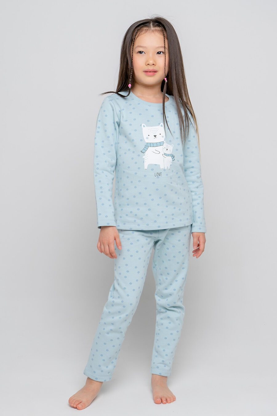 Пижама для девочек CROCKID 796459 купить оптом от производителя. Совместная покупка детской одежды в OptMoyo