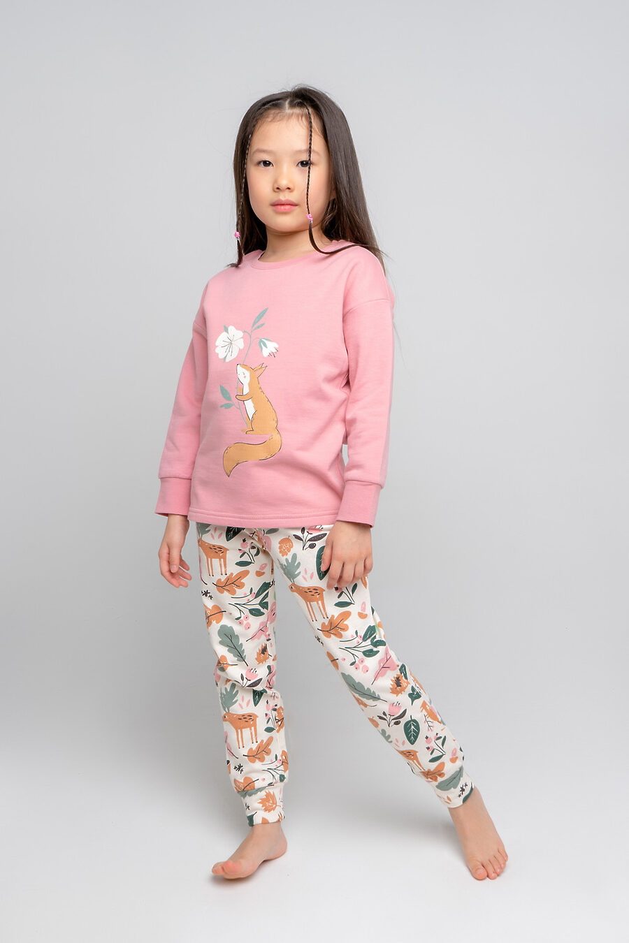 Пижама для девочек CROCKID 796462 купить оптом от производителя. Совместная покупка детской одежды в OptMoyo