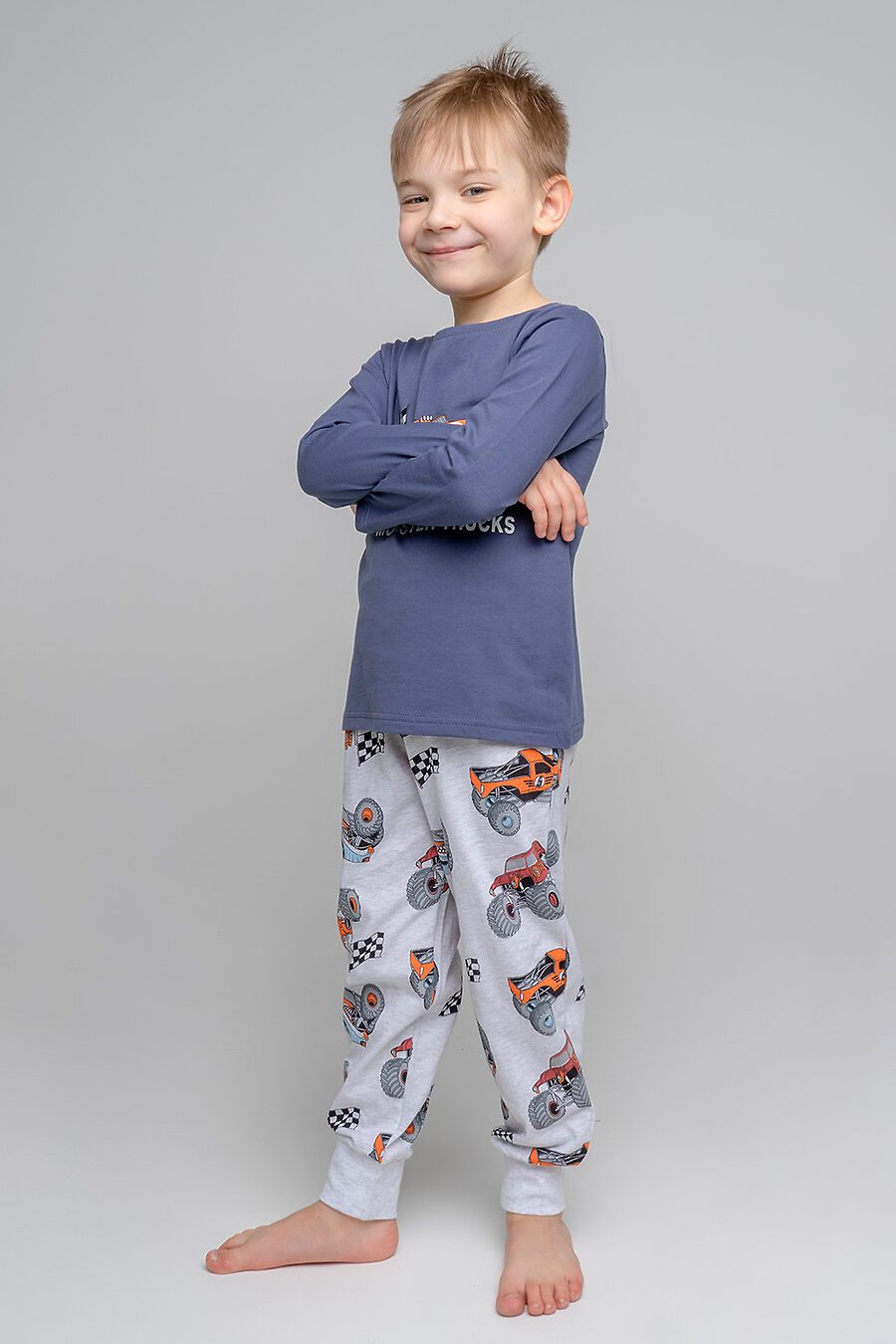 Пижама для мальчиков CROCKID 808114 купить оптом от производителя. Совместная покупка детской одежды в OptMoyo